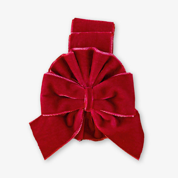 Diadema Velvet con Lazo Rojo - Miranda