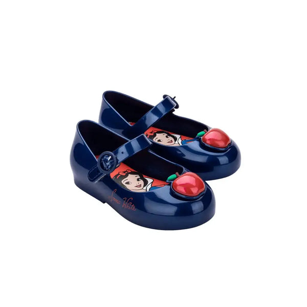 Calzado Mini Melissa Sweet Love + Disney Princess Azul Metálico