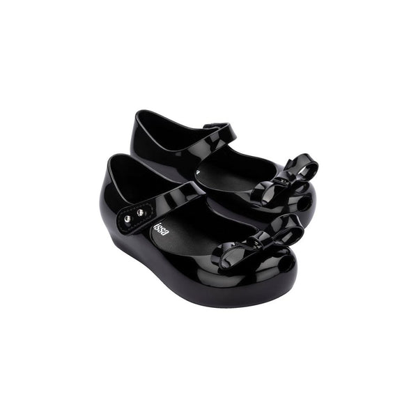 Calzado Mini Melissa Ultra Girl Bow Color Negro