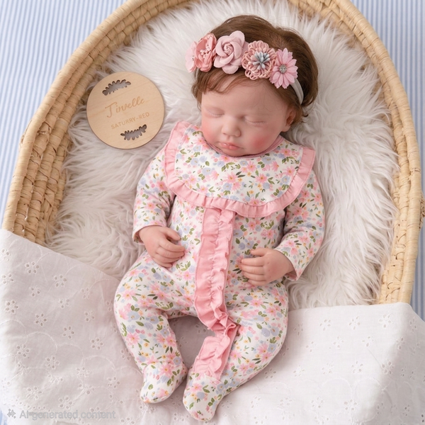 TOP OF LINE : Baby July Flower Pijama 100% silicón