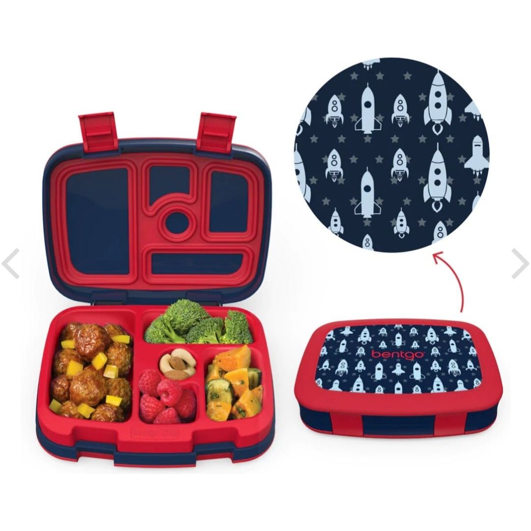 BENTGO Set de Lunch Box con Lonchera Térmica Tropical