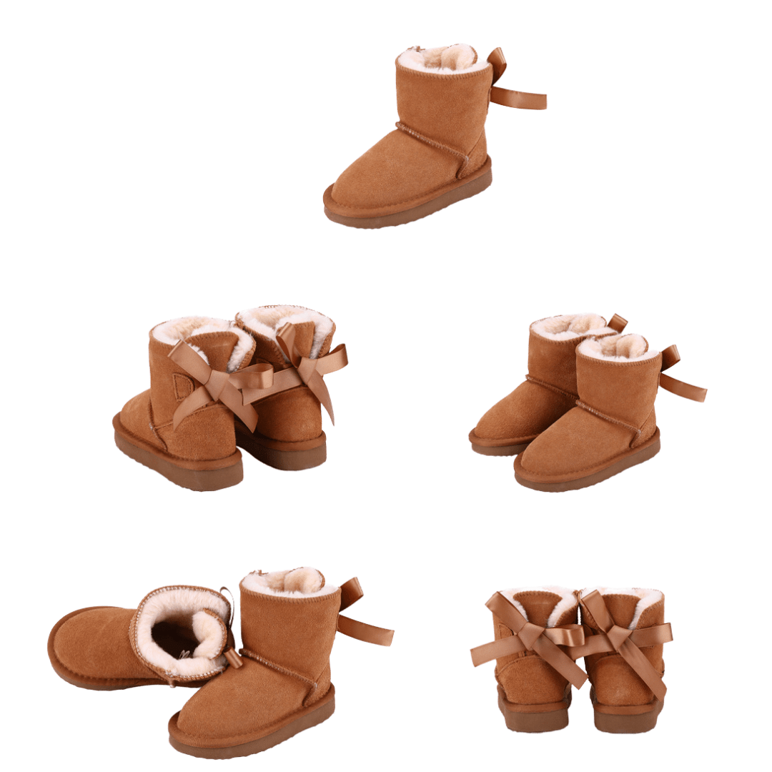 Marks & Spencer Botas para la nieve - chestnut/coñac 