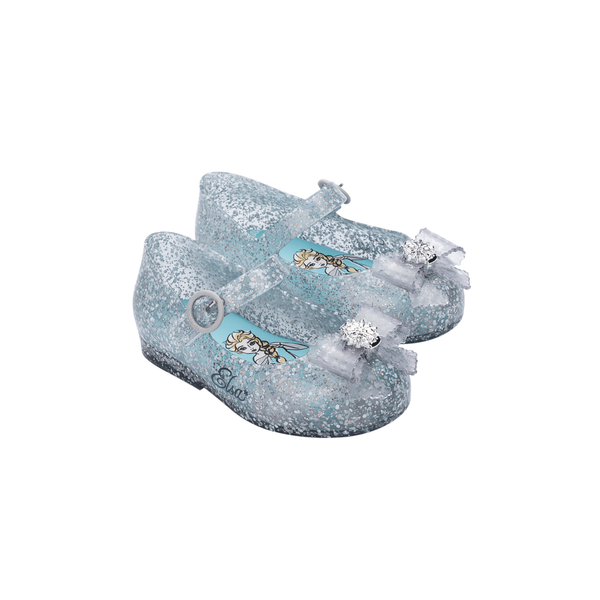 Calzado Mini Melissa Sweet Love + Disney Princess Azul Gitter