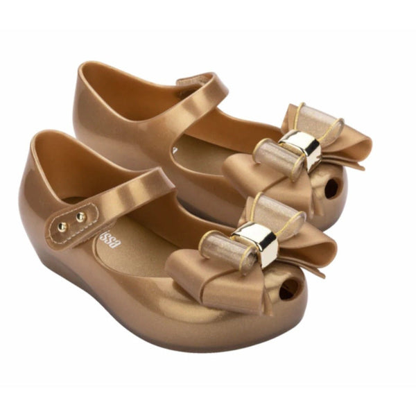 Calzado MINI MELISSA ULTRAGIRL LAZO BEIGE