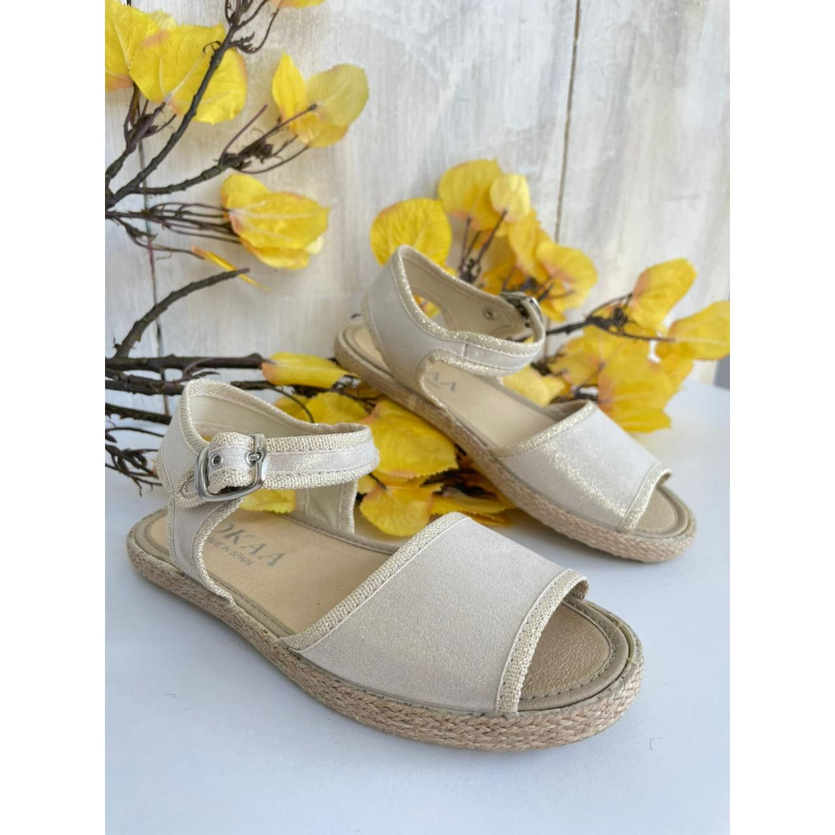 Okaaspain Sandalias Blanca NiÃ±a Sandalias NiÃ±a AÃ±o Sandalia Niña En