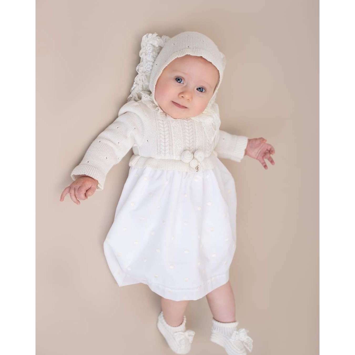 Vestido Ceremonia Bebé Con Capota – LadybugMX