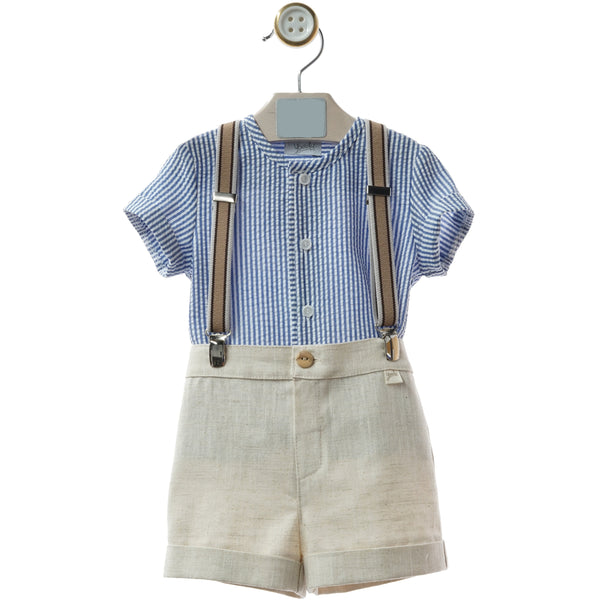 Conjunto Bebé con Tirantes Familia Marmolina