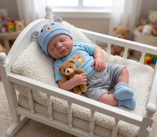 TOP OF LINE : Baby Leo Sweet Teddy 100% Silicón