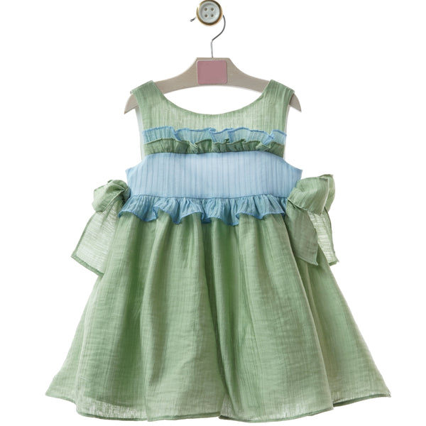 Vestido Inafntil Familia Mosaico Seda