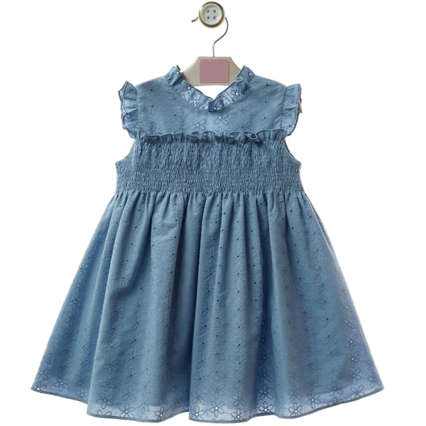 Vestido Infantil Perforado