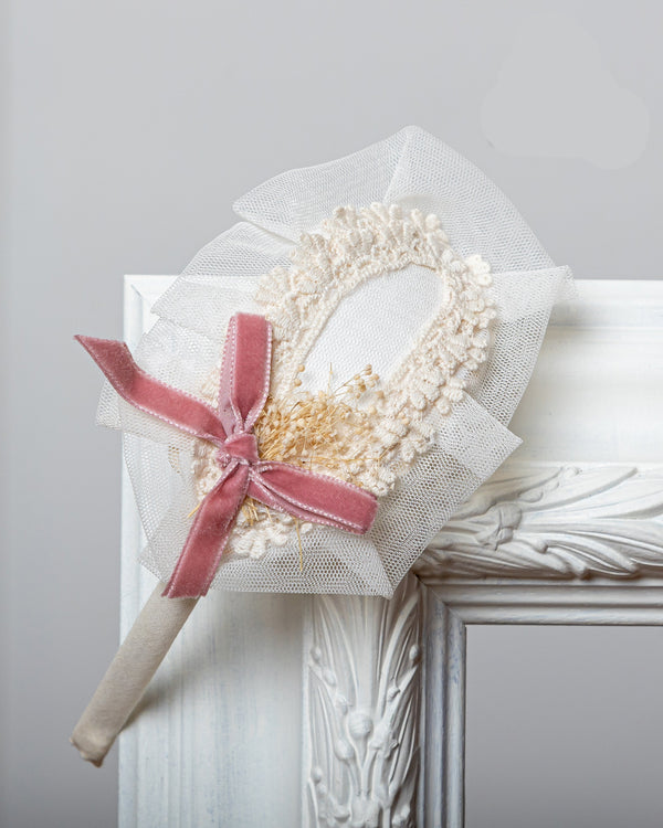 Diadema Colección Blush Snowflake