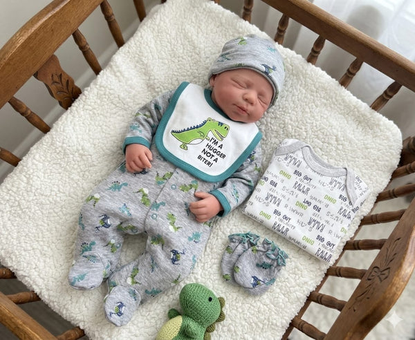 TOP OF LINE : Baby Leo Dino 100% Silicón