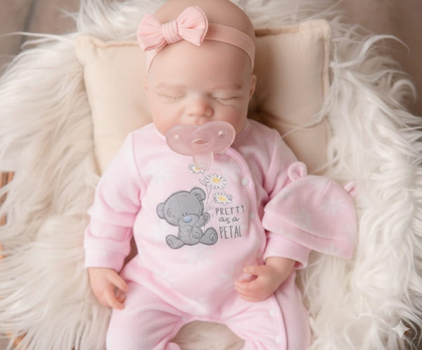 TOP OF LINE: Baby Amaranta Pink Pijama 100% silicón