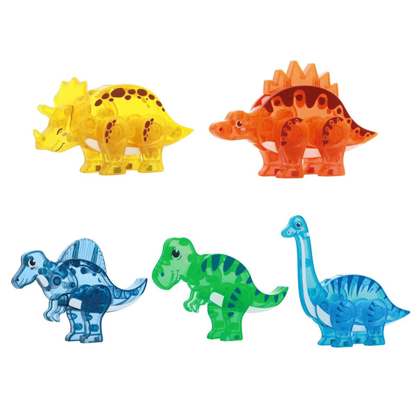 PicassoTiles 5pc Dinosaurio Figura de Acción de Juguetes