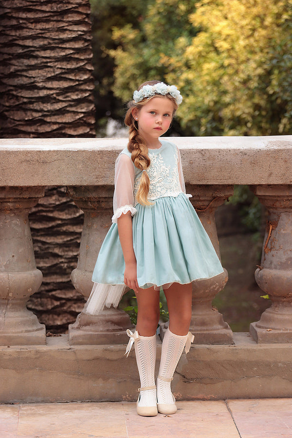 Vestido Ceremonia Colección Marbella Mint
