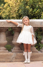 Vestido Little Kids Ceremonia Colección Marbella Crudo