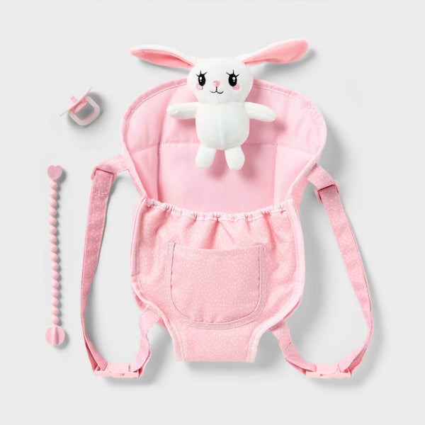 Portabebé Bunny con accesorios para Muñecas Reborn de 13 Y 16 Pulgadas