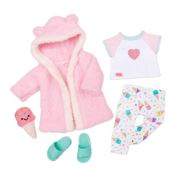 Set de Pijamas Ice Cream para 18 y 20 pulgadas