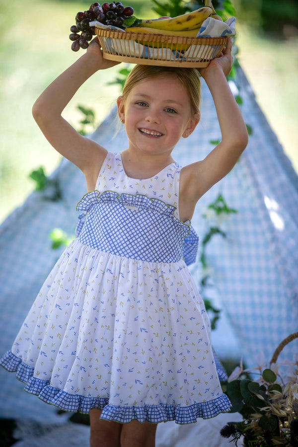 Vestido Colección Mariposa Azul