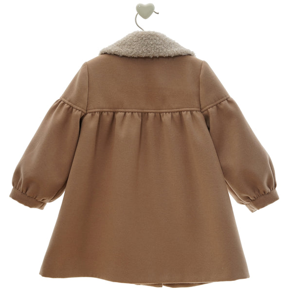 Abrigo Infantil Color Camel