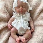 Muñeca Reborn Baby Lía 13" Silicón Sólido 100%