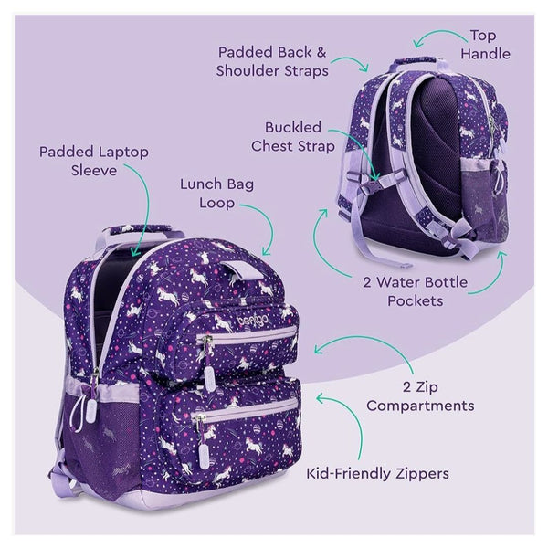 BENTGO Backpack Unicornio