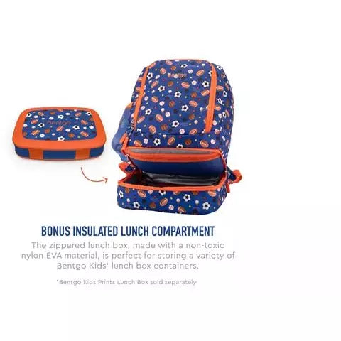 BENTGO Mochila 2 en 1, Backpack Con Compartimento Térmico Sports