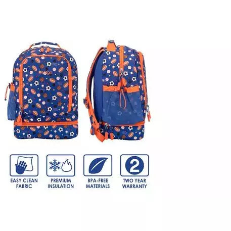 BENTGO Mochila 2 en 1, Backpack Con Compartimento Térmico Sports