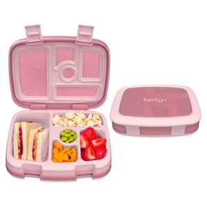 BENTGO  Set de Lunch Box con Lonchera Térmica   - Glitter Rosa