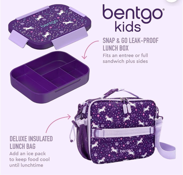 BENTGO Set SNAP & GO Unicornios