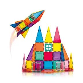 Bloque de construcción magnético PicassoTiles 36pc Rocket Set