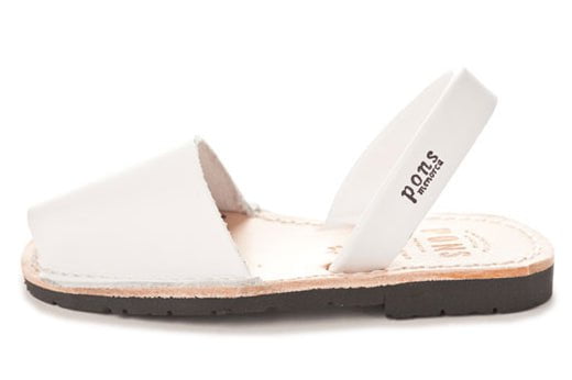 Pons Color Avarca Española Pons Clásica Kids Color Blanca – LadybugMX