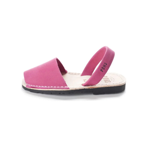 Calzado Avarca Española Pons Clásica Kids Color Fucsia