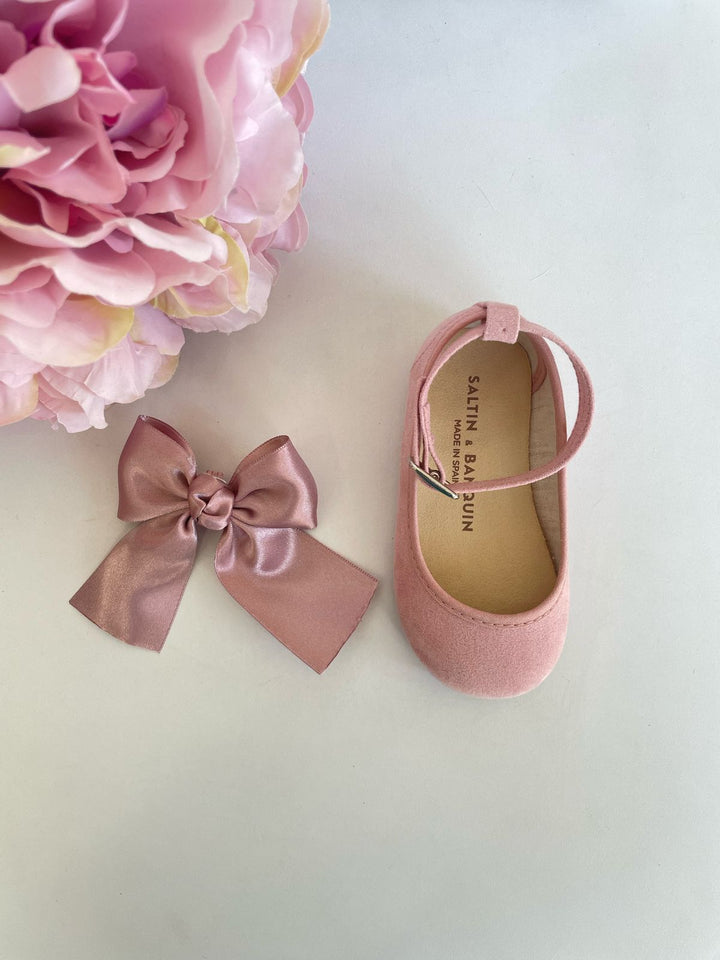 CALZADO Mercedita Serratex Lazo con Hebilla color Maquillaje