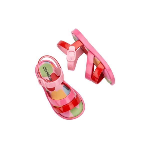 Calzado Mini Melissa Colorland Rosa Vermelho