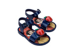 Mini Melissa Mar Sandal Star II BB Azul Blanca Nieves