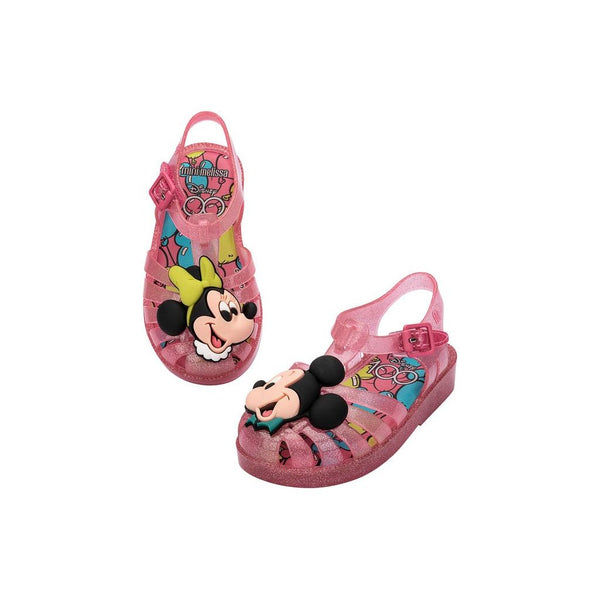 Calzado Mini Melissa Possession + Disney 100 Rosa