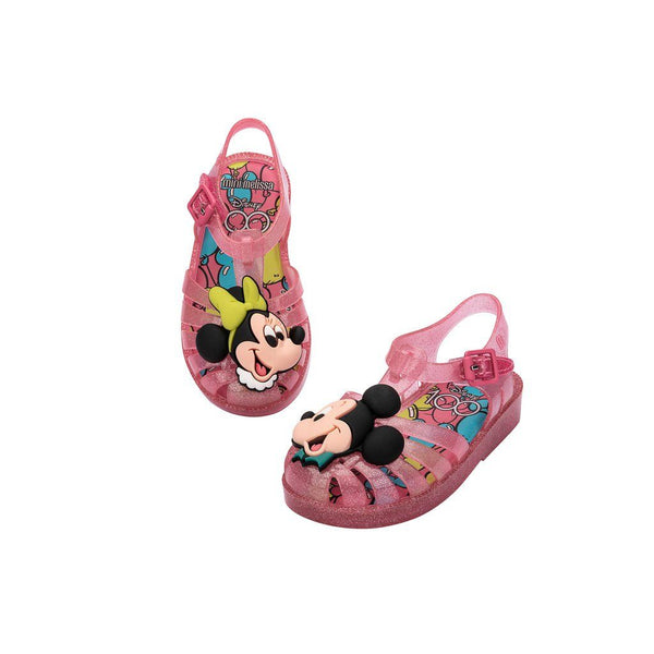 Calzado Mini Melissa Possession + Disney 100 Rosa