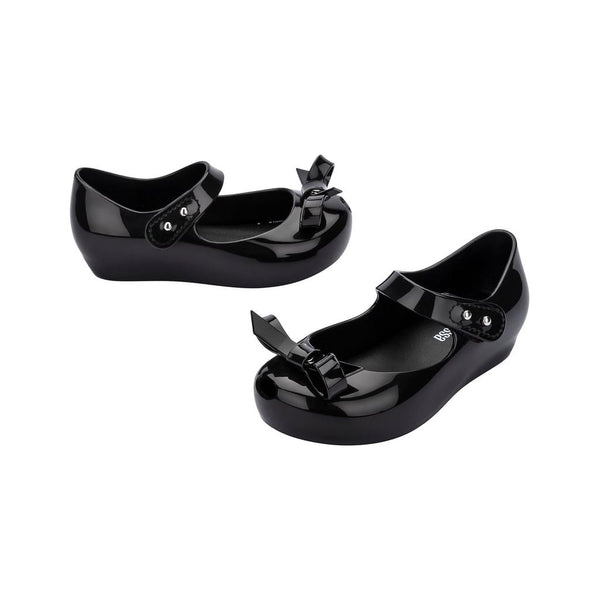 Calzado Mini Melissa Ultra Girl Bow Color Negro