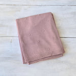 Toquilla Punto Bolitas Rosado