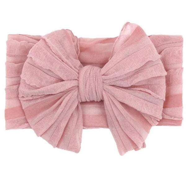 Complementos Big Bow Ruffle Headband