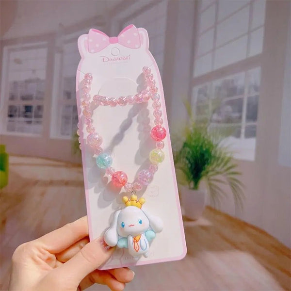 Complementos Collar y pulsera Bubble Gum Cinnamoroll