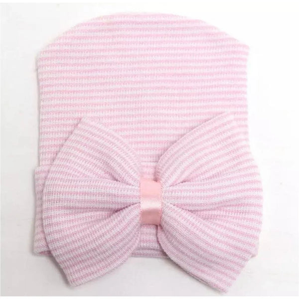 Complementos Gorro recién nacida con moño