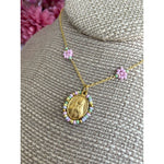 Medalla Virgen Flores Rosas