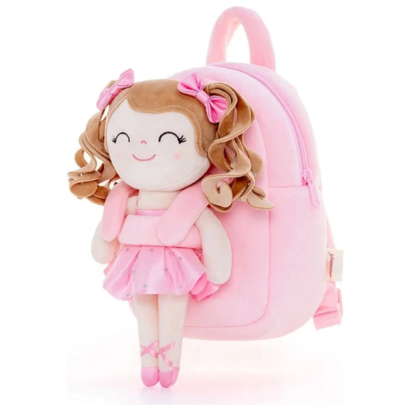 Complementos Mochila con muñeca de apego Curly Girl