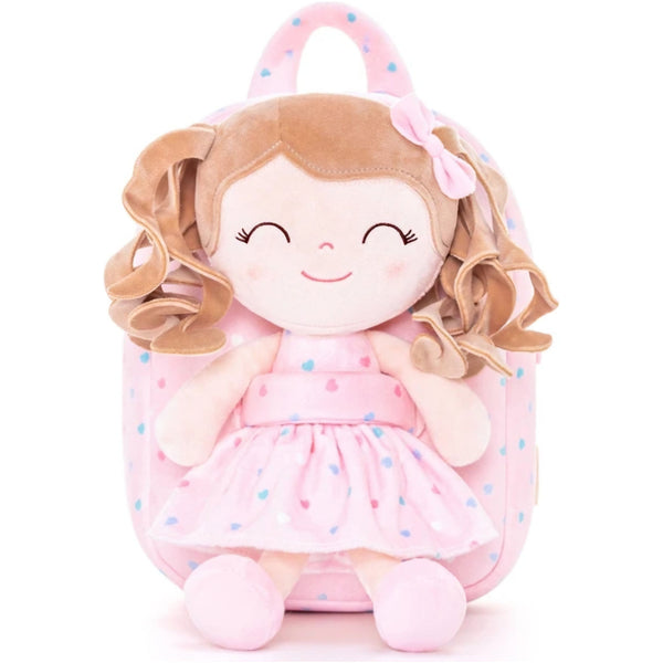 Complementos Mochila con muñeca de apego Curly Pastel Heart