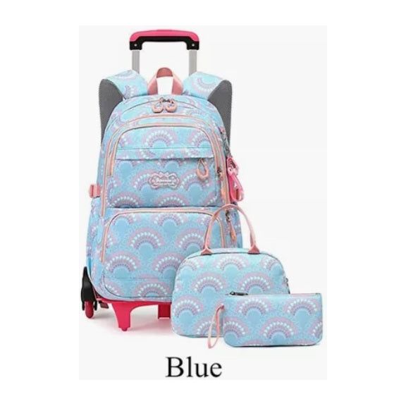 Complementos Set de Mochila 6 WHEELS Azul KIDS LARGE