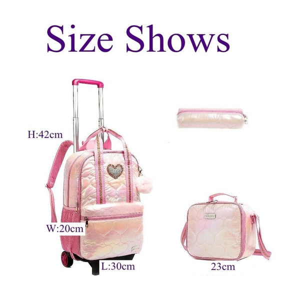 Complementos Set de Mochila Pink Shimmer KIDS LARGE