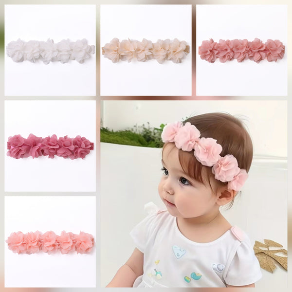 Complementos Solid mini flower headband