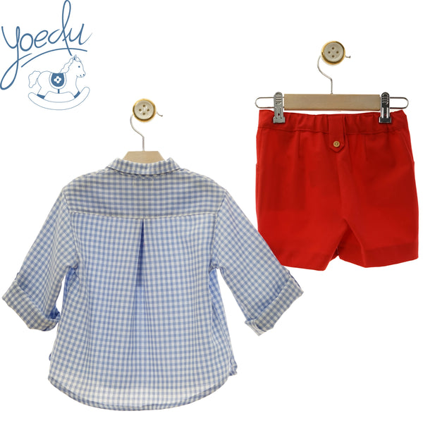 Conjunto Pantalon Bermuda Familia Gaviotas